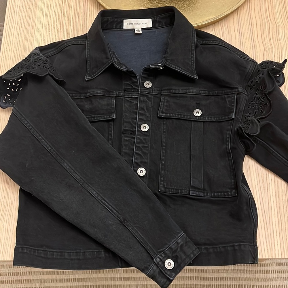 Something Navy denim jacket